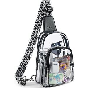 Clear Bag For Stadium Events, Clear Purse For Women Stadium Crossbody Bag,